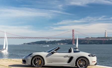 2020 Porsche 718 Boxster GTS 4.0 (Color: Crayon) Side Wallpapers 450x275 (151)