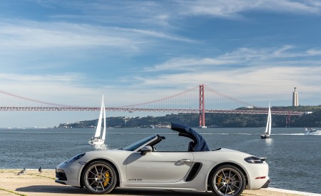 2020 Porsche 718 Boxster GTS 4.0 (Color: Crayon) Side Wallpapers 450x275 (152)