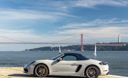 2020 Porsche 718 Boxster GTS 4.0 (Color: Crayon) Side Wallpapers 450x275 (153)