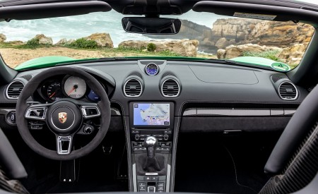 2020 Porsche 718 Boxster GTS 4.0 (Color: Phyton Green) Interior Cockpit Wallpapers 450x275 (54)