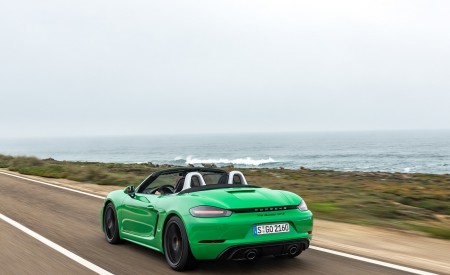 2020 Porsche 718 Boxster GTS 4.0 (Color: Phyton Green) Rear Three-Quarter Wallpapers 450x275 (14)