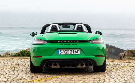 2020 Porsche 718 Boxster GTS 4.0 (Color: Phyton Green) Rear Wallpapers 450x275 (28)