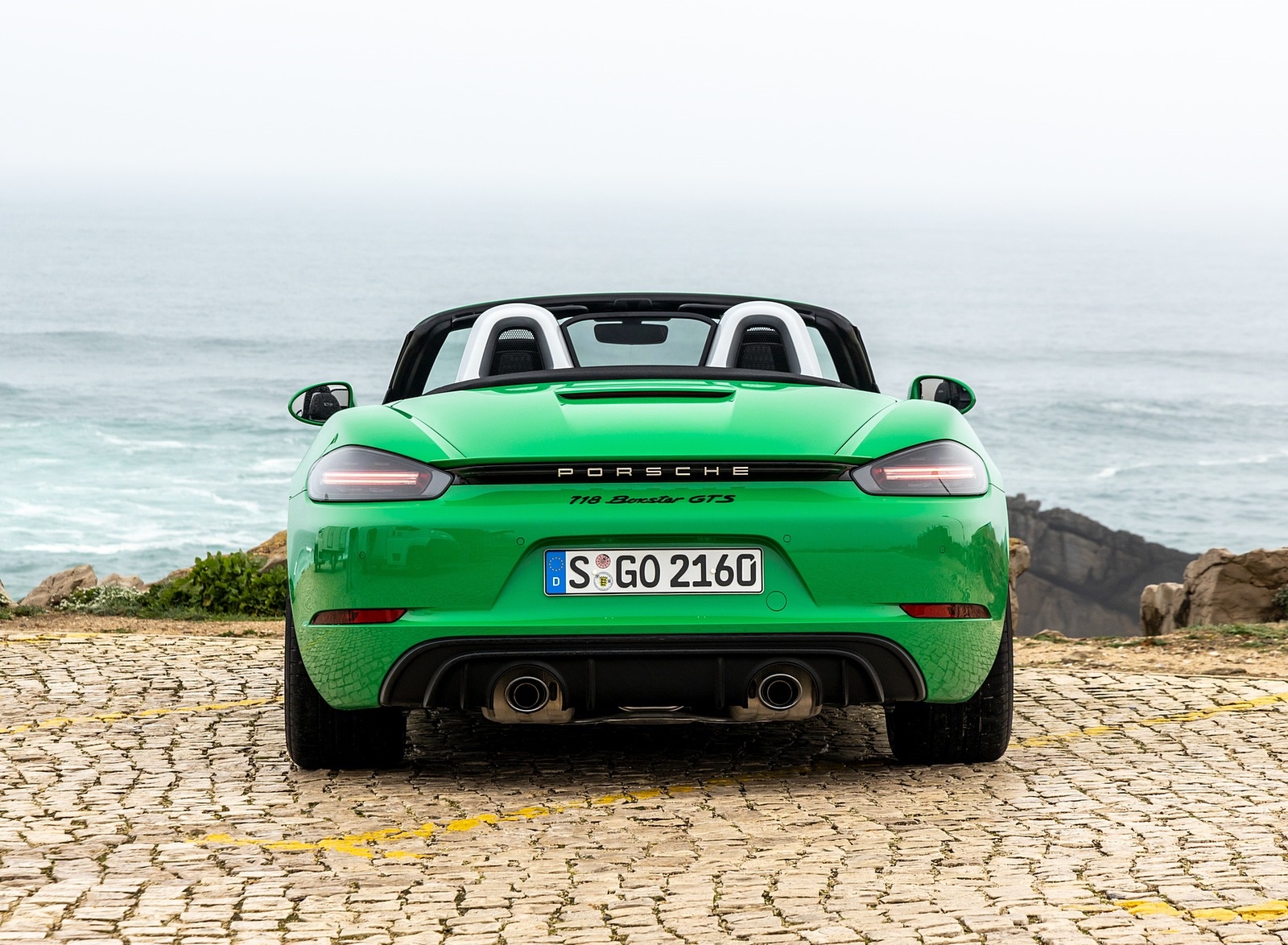 2020 Porsche 718 Boxster GTS 4.0 (Color: Phyton Green) Rear Wallpapers #28 of 191