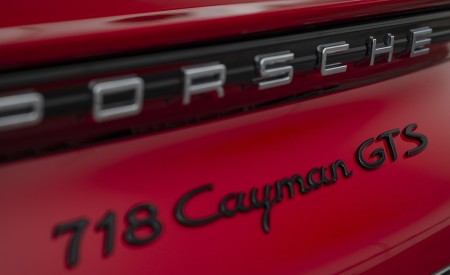 2020 Porsche 718 Cayman GTS 4.0 (Color: Carmine Red) Badge Wallpapers 450x275 (50)