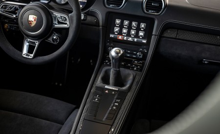 2020 Porsche 718 Cayman GTS 4.0 (Color: Gentian Blue Metallic) Central Console Wallpapers 450x275 (186)