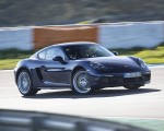 2020 Porsche 718 Cayman GTS 4.0 (Color: Gentian Blue Metallic) Front Three-Quarter Wallpapers 150x120