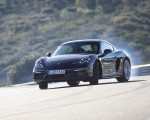 2020 Porsche 718 Cayman GTS 4.0 (Color: Gentian Blue Metallic) Front Three-Quarter Wallpapers 150x120