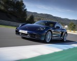 2020 Porsche 718 Cayman GTS 4.0 (Color: Gentian Blue Metallic) Front Three-Quarter Wallpapers 150x120