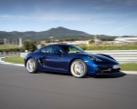 2020 Porsche 718 Cayman GTS 4.0 (Color: Gentian Blue Metallic) Front Three-Quarter Wallpapers 150x120