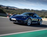 2020 Porsche 718 Cayman GTS 4.0 (Color: Gentian Blue Metallic) Front Three-Quarter Wallpapers 150x120