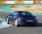 2020 Porsche 718 Cayman GTS 4.0 (Color: Gentian Blue Metallic) Rear Three-Quarter Wallpapers 150x120