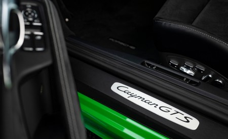 2020 Porsche 718 Cayman GTS 4.0 (Color: Phyton Green) Door Sill Wallpapers 450x275 (123)