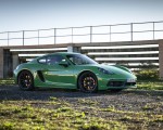 2020 Porsche 718 Cayman GTS 4.0 (Color: Phyton Green) Front Three-Quarter Wallpapers 150x120