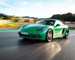 2020 Porsche 718 Cayman GTS 4.0 (Color: Phyton Green) Front Three-Quarter Wallpapers 150x120
