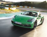 2020 Porsche 718 Cayman GTS 4.0 (Color: Phyton Green) Front Three-Quarter Wallpapers 150x120