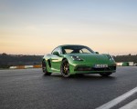 2020 Porsche 718 Cayman GTS 4.0 (Color: Phyton Green) Front Three-Quarter Wallpapers 150x120