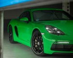 2020 Porsche 718 Cayman GTS 4.0 (Color: Phyton Green) Headlight Wallpapers 150x120