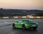 2020 Porsche 718 Cayman GTS 4.0 (Color: Phyton Green) Rear Three-Quarter Wallpapers 150x120