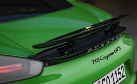 2020 Porsche 718 Cayman GTS 4.0 (Color: Phyton Green) Spoiler Wallpapers 450x275 (116)