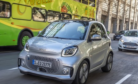 2020 Smart EQ ForTwo Coupe Prime Line (Color: Cool Silver) Front Three-Quarter Wallpapers 450x275 (4)