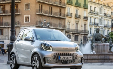 2020 Smart EQ ForTwo Coupe Prime Line (Color: Cool Silver) Front Three-Quarter Wallpapers 450x275 (12)