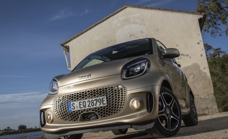 2020 Smart EQ ForTwo Coupe Pulse Line (Color: Gold Beige) Front Wallpapers 450x275 (79)