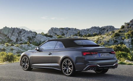 2021 Audi S5 Cabriolet (Color: Daytona Gray) Rear Three-Quarter Wallpapers 450x275 (10)