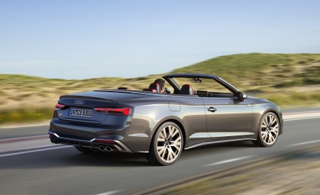 2021 Audi S5 Cabriolet (Color: Daytona Gray) Rear Three-Quarter Wallpapers 450x275 (3)