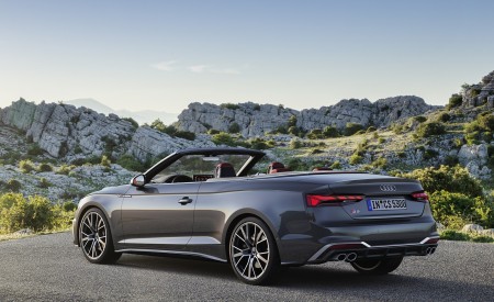 2021 Audi S5 Cabriolet (Color: Daytona Gray) Rear Three-Quarter Wallpapers 450x275 (11)