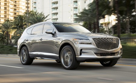 2021 Genesis GV80 Front Three-Quarter Wallpapers 450x275 (8)