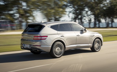 2021 Genesis GV80 Rear Three-Quarter Wallpapers 450x275 (4)