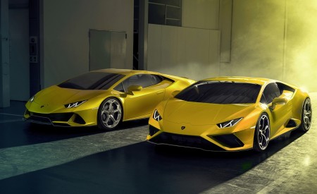2021 Lamborghini Huracán EVO RWD Front Three-Quarter Wallpapers 450x275 (7)