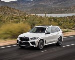 2020 BMW X5 M Competition (Color: Mineral White; US-Spec) Front Three-Quarter Wallpapers 150x120