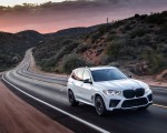 2020 BMW X5 M Competition (Color: Mineral White; US-Spec) Front Three-Quarter Wallpapers 150x120