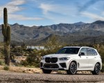 2020 BMW X5 M Competition (Color: Mineral White; US-Spec) Front Three-Quarter Wallpapers 150x120