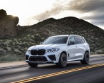 2020 BMW X5 M Competition (Color: Mineral White; US-Spec) Front Three-Quarter Wallpapers 150x120