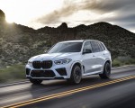 2020 BMW X5 M Competition (Color: Mineral White; US-Spec) Front Three-Quarter Wallpapers 150x120