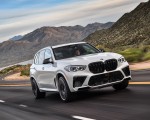 2020 BMW X5 M Competition (Color: Mineral White; US-Spec) Front Wallpapers 150x120