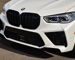 2020 BMW X5 M Competition (Color: Mineral White; US-Spec) Grill Wallpapers 150x120