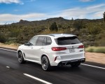 2020 BMW X5 M Competition (Color: Mineral White; US-Spec) Rear Three-Quarter Wallpapers 150x120