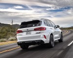 2020 BMW X5 M Competition (Color: Mineral White; US-Spec) Rear Three-Quarter Wallpapers 150x120