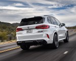 2020 BMW X5 M Competition (Color: Mineral White; US-Spec) Rear Three-Quarter Wallpapers 150x120