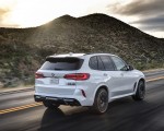 2020 BMW X5 M Competition (Color: Mineral White; US-Spec) Rear Three-Quarter Wallpapers 150x120