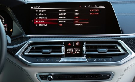 2020 BMW X5 M Competition (Color: Tanzanit Blue Metallic; US-Spec) Central Console Wallpapers 450x275 (99)