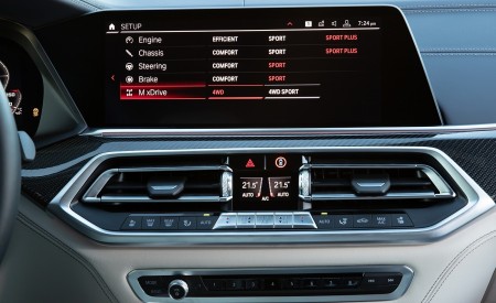 2020 BMW X5 M Competition (Color: Tanzanit Blue Metallic; US-Spec) Central Console Wallpapers 450x275 (98)