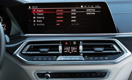 2020 BMW X5 M Competition (Color: Tanzanit Blue Metallic; US-Spec) Central Console Wallpapers 450x275 (96)