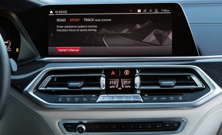 2020 BMW X5 M Competition (Color: Tanzanit Blue Metallic; US-Spec) Central Console Wallpapers 450x275 (95)