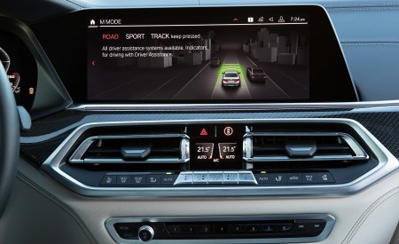 2020 BMW X5 M Competition (Color: Tanzanit Blue Metallic; US-Spec) Central Console Wallpapers 450x275 (94)