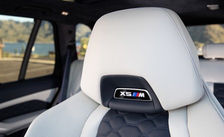 2020 BMW X5 M Competition (Color: Tanzanit Blue Metallic; US-Spec) Interior Seats Wallpapers 450x275 (112)