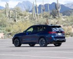 2020 BMW X5 M Competition (Color: Tanzanit Blue Metallic; US-Spec) Rear Three-Quarter Wallpapers 150x120